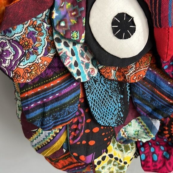 Bohemian boho Women’s multi colored Owl Purse - Picture 6 of 16